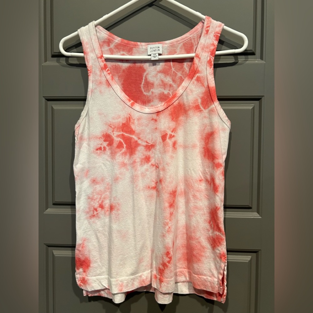 Peyton Jensen tie dyed tank top